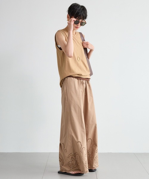 BARNYARDSTORM（バンヤードストーム）の「BARNYARDSTORM / ドライタッチノースリプルオーバー / マシンウォッシャブル（Tシャツ/カットソー・レディース・ブラック/ホワイト/ベージュ・FREE）」の22枚目の写真