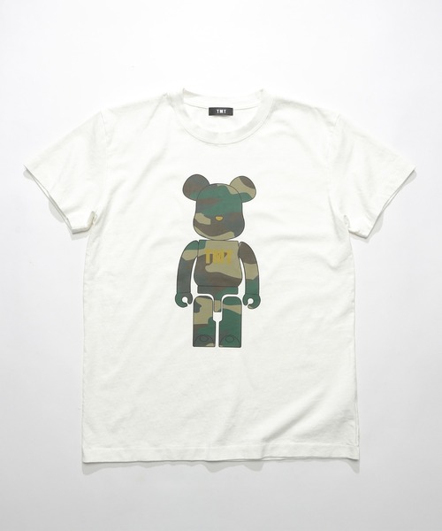 TMT(ティーエムティー)の「【TMT×BE@RBRICK】DRY COTTON S/S TEE (CAMOUFLAGE)(Tシャツ/カットソー・メンズ・ブラック/ホワイト・MEDIUM/XX-LARGE/LARGE/X-LARGE)」の1枚目の写真