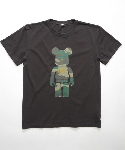 TMT(ティーエムティー)の「【TMT×BE@RBRICK】DRY COTTON S/S TEE (CAMOUFLAGE)(Tシャツ/カットソー・メンズ・ブラック/ホワイト・MEDIUM/XX-LARGE/LARGE/X-LARGE)」の2枚目の写真