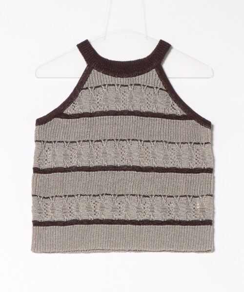 トップス anuke Border Knit Tanktop セール】Border Knit Tanktop（タンクトップ）｜anuke（アンヌーク）の