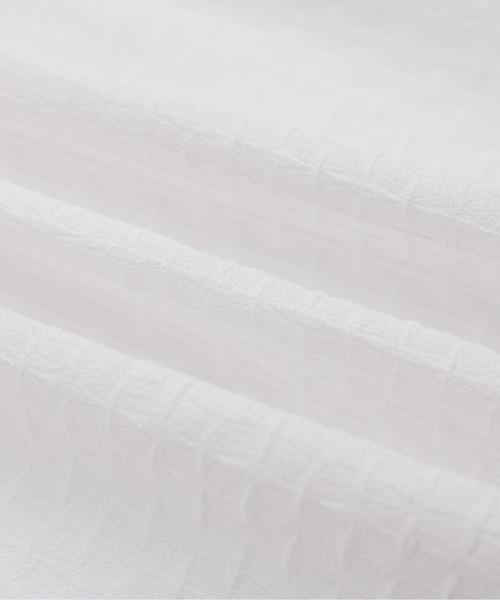 AMELY(エミリー)の「ペプラムノースリーブブラウス(シャツ/ブラウス・レディース・ホワイト/ブラック・フリー)」の8枚目の写真
