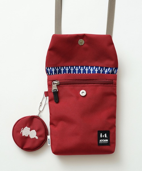 MOOMIN(ムーミン)の「【MOOMIN】(ムーミン) スマホショルダー サコッシュ RMNK-05(ショルダーバッグ・レディース・レッド/ベージュ/ブラック/グリーン/サックスブルー/スモークピンク・ONE SIZE)」の21枚目の写真