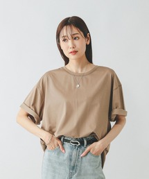 GLOBAL WORK | フローズンTラウンドチュニック/498386(Tシャツ/カットソー)