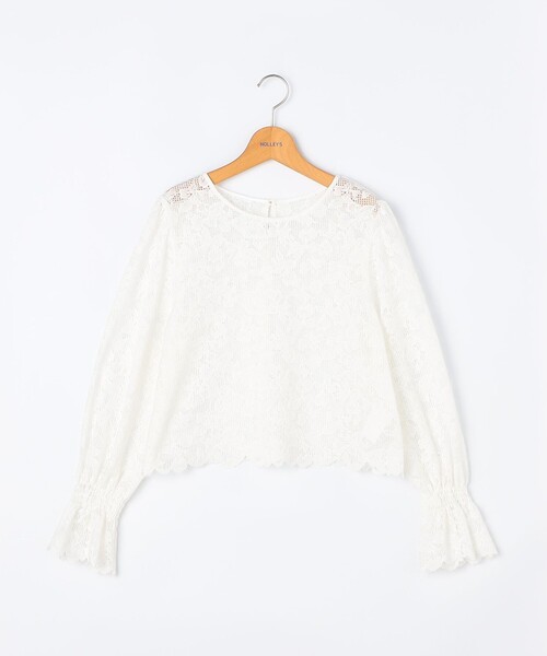 NOLLEY’S(ノーリーズ)の「ウォッシャブルレース2WAYブラウス(シャツ/ブラウス・レディース・ブラウン/ホワイト・38)」の22枚目の写真
