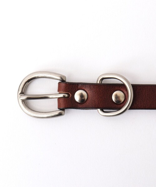 NOLLEY’S(ノーリーズ)の「栃木レザーナローベルト18(ベルト・メンズ・ブラウン/ブラック・FREE)」の11枚目の写真