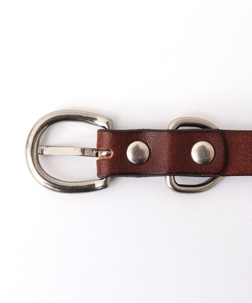 NOLLEY’S(ノーリーズ)の「栃木レザーナローベルト18(ベルト・メンズ・ブラウン/ブラック・FREE)」の10枚目の写真