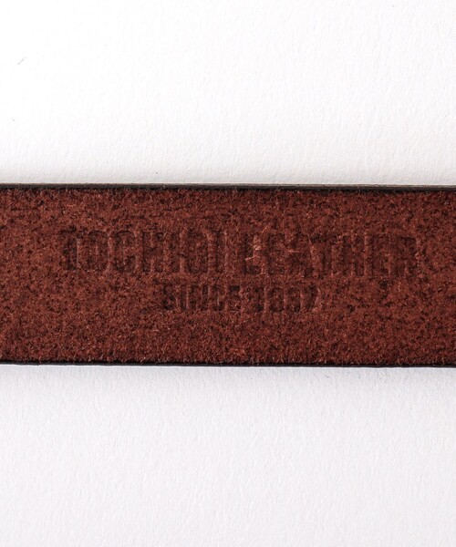 NOLLEY’S(ノーリーズ)の「栃木レザーナローベルト18(ベルト・メンズ・ブラウン/ブラック・FREE)」の8枚目の写真