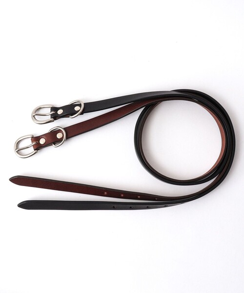 NOLLEY’S(ノーリーズ)の「栃木レザーナローベルト18(ベルト・メンズ・ブラウン/ブラック・FREE)」の22枚目の写真