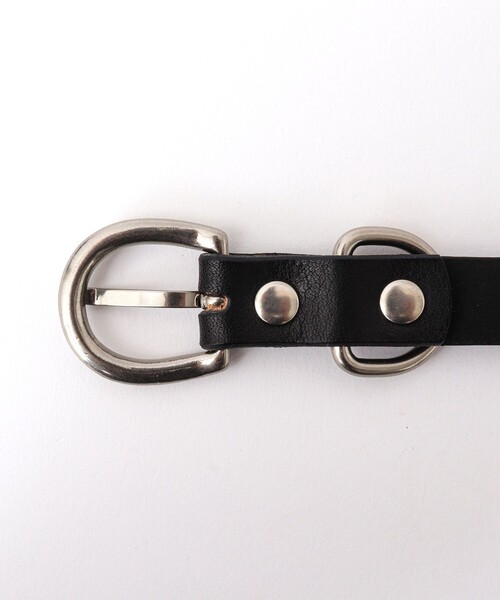 NOLLEY’S(ノーリーズ)の「栃木レザーナローベルト18(ベルト・メンズ・ブラウン/ブラック・FREE)」の12枚目の写真