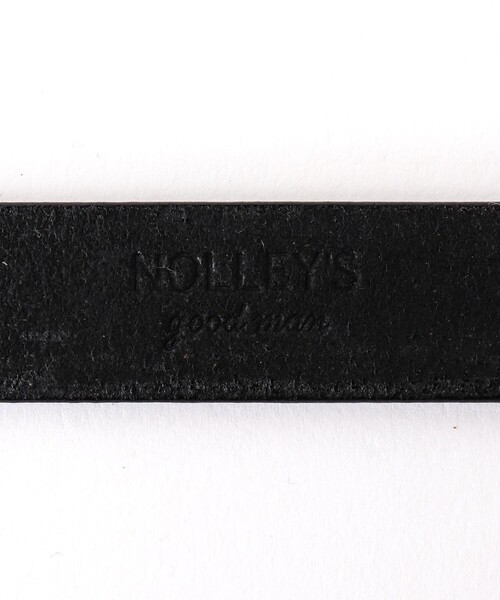 NOLLEY’S(ノーリーズ)の「栃木レザーナローベルト18(ベルト・メンズ・ブラウン/ブラック・FREE)」の3枚目の写真