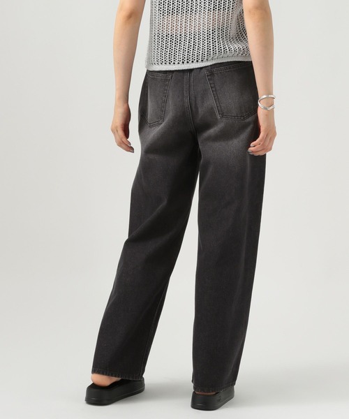 BAYFLOW（ベイフロー）の「[後ろゴム仕様でノンストレス]ビジューデニムパンツ（デニムパンツ・レディース・ブラック/インディゴブルー・SMALL/MEDIUM）」の12枚目の写真