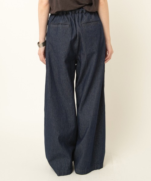 RNA-N(アールエヌエーエヌ)の「R4357 ワイドイージーラインパンツ(デニムパンツ・レディース・グレー/ブルー/ライトインディゴブルー・FREE)」の10枚目の写真