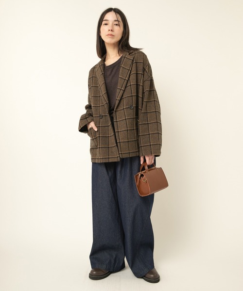 RNA-N(アールエヌエーエヌ)の「R4357 ワイドイージーラインパンツ(デニムパンツ・レディース・グレー/ブルー/ライトインディゴブルー・FREE)」の17枚目の写真