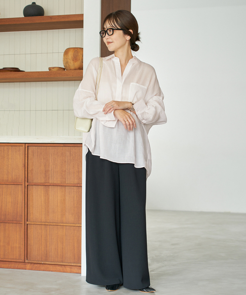セール】RAMIE LYOCELL LOOSE シャツ（シャツ/ブラウス）｜Plage