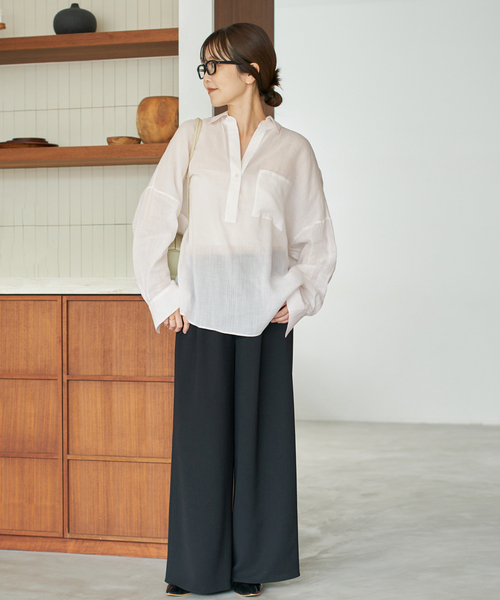 セール】RAMIE LYOCELL LOOSE シャツ（シャツ/ブラウス）｜Plage