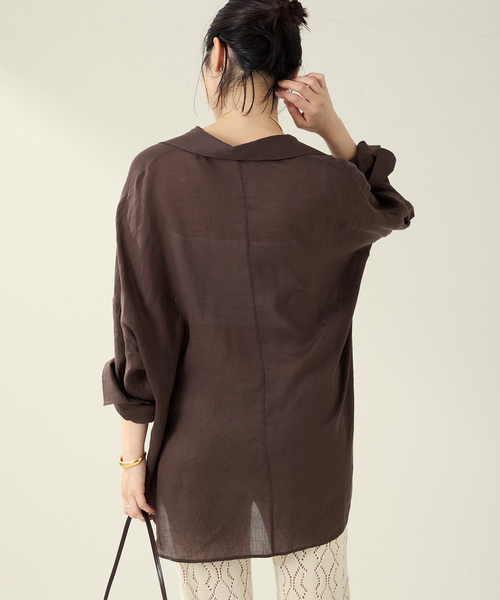 セール】RAMIE LYOCELL LOOSE シャツ（シャツ/ブラウス）｜Plage