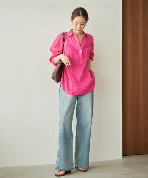 セール】RAMIE LYOCELL LOOSE シャツ（シャツ/ブラウス）｜Plage