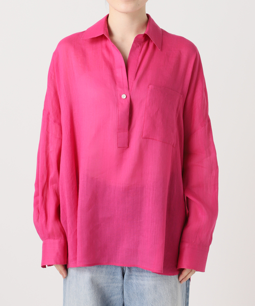 完売美品！Plage RAMIE LYOCELL WIDEシャツブラウストップス 完売美品！Plage RAMIE LYOCELL WIDEシャツブラウストップス