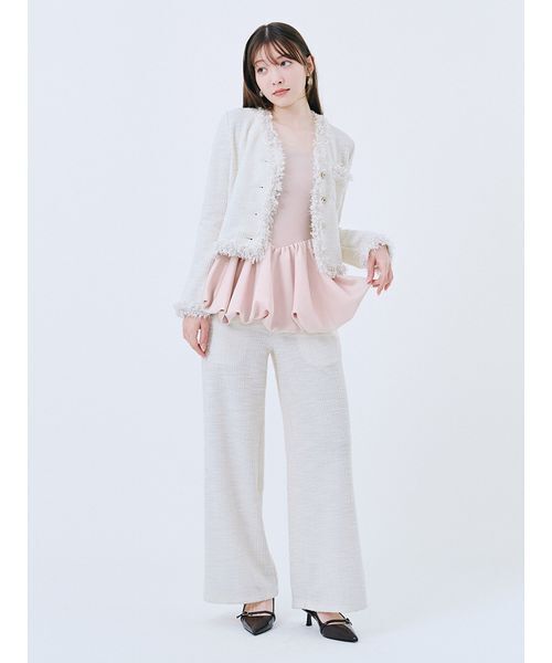 LILY BROWN（リリーブラウン）の「リボンスリングバックパンプス（パンプス・レディース・ブラック/グリーン/ボルドー・S/M/L）」の11枚目の写真