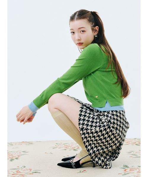 LILY BROWN（リリーブラウン）の「リボンスリングバックパンプス（パンプス・レディース・ブラック/グリーン/ボルドー・S/M/L）」の13枚目の写真