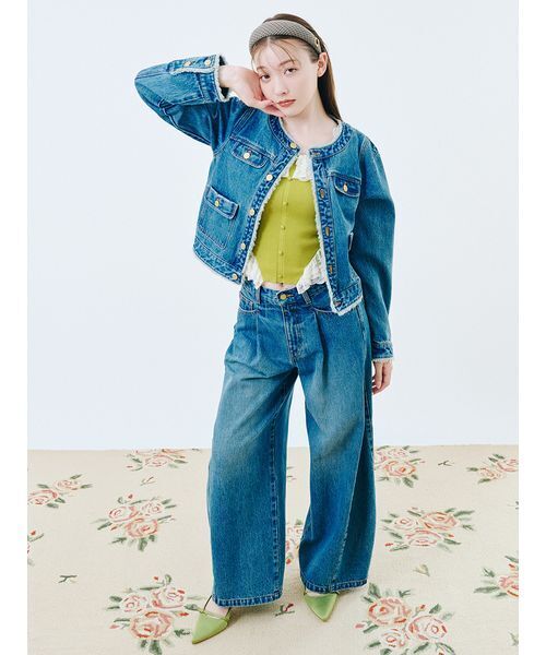 LILY BROWN（リリーブラウン）の「リボンスリングバックパンプス（パンプス・レディース・ブラック/グリーン/ボルドー・S/M/L）」の14枚目の写真