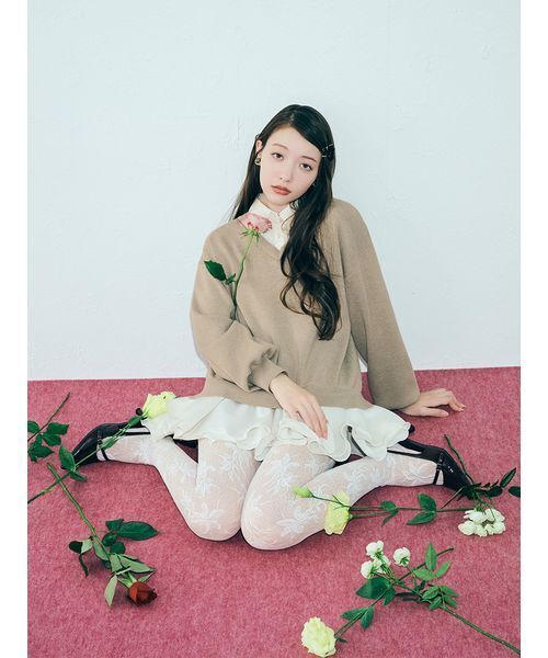 LILY BROWN（リリーブラウン）の「リボンスリングバックパンプス（パンプス・レディース・ブラック/グリーン/ボルドー・S/M/L）」の20枚目の写真