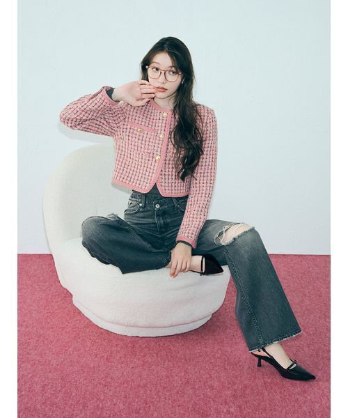 LILY BROWN（リリーブラウン）の「リボンスリングバックパンプス（パンプス・レディース・ブラック/グリーン/ボルドー・S/M/L）」の21枚目の写真