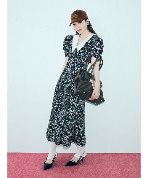 リボンスリングバックパンプス（パンプス）｜LILY BROWN（リリー