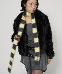 DTYYPE | ボディピアス付きボーダースリムマフラー(マフラー)