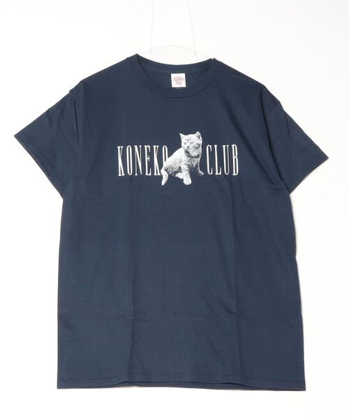 AKISHIKA design(アキシカデザイン)の「KNK CLUB T-SHIRTS(Tシャツ/カットソー・メンズ・ネイビー・L/M)」の5枚目の写真