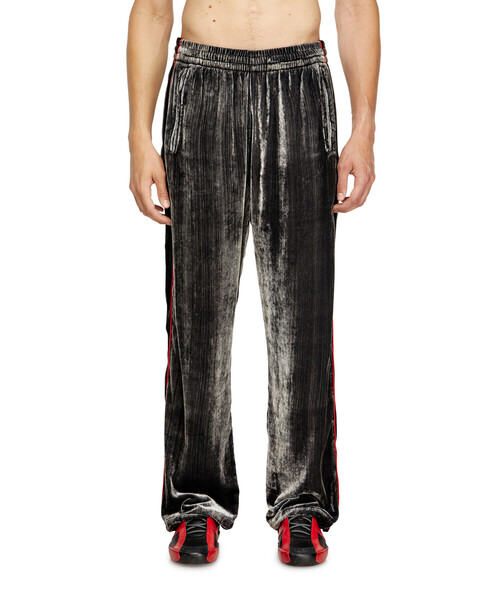 DIESEL（ディーゼル）の「メンズ ルーズフィット ベルベット パンツ P-HAY（その他パンツ・メンズ・グレー系その他/ブラック・LARGE/MEDIUM/SMALL/X-LARGE/XX-LARGE）」の5枚目の写真