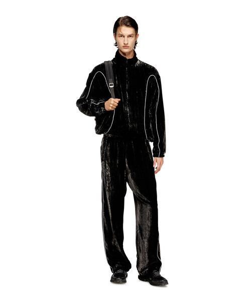 DIESEL（ディーゼル）の「メンズ ルーズフィット ベルベット パンツ P-HAY（その他パンツ・メンズ・グレー系その他/ブラック・LARGE/MEDIUM/SMALL/X-LARGE/XX-LARGE）」の7枚目の写真