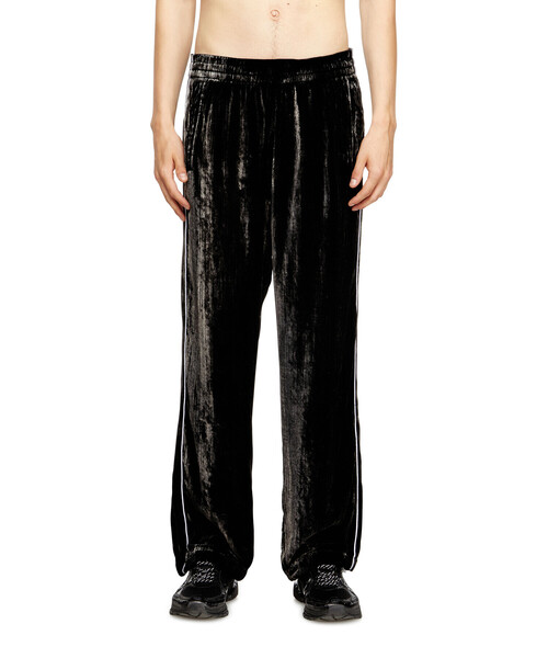 DIESEL（ディーゼル）の「メンズ ルーズフィット ベルベット パンツ P-HAY（その他パンツ・メンズ・グレー系その他/ブラック・LARGE/MEDIUM/SMALL/X-LARGE/XX-LARGE）」の9枚目の写真