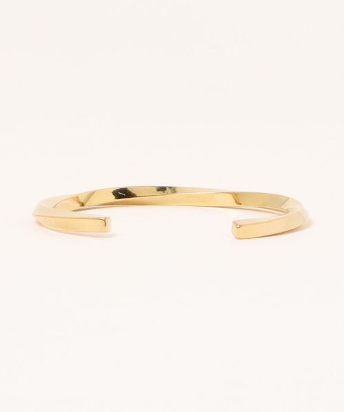 PARKS TOKYO SELECT（パークストウキョウセレクト）の「金属アレルギー対応 サージカルステンレス/316L ツイストメタルバングル｜ブレスレット（バングル/リストバンド・レディース・シルバー/ゴールド・FREE）」の8枚目の写真
