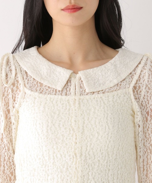 Heather（ヘザー）の「レースカーディガン/ビスチェ2P　581504（カーディガン/ボレロ・レディース・ブラック/アイボリー・FREE）」の21枚目の写真