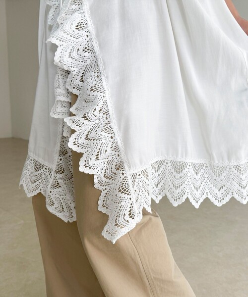 fredy emue（フレディエミュ）の「2ＷAYレイヤードキャミワンピース（ワンピース・レディース・オフホワイト/ブラック・38）」の22枚目の写真