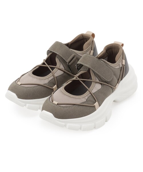 SHOO・LA・RUE（シューラルー）の「メリージェーンスニーカー（スニーカー・レディース・ダークブラウン系3/ブラック/ブラウン系その他・35/45）」の5枚目の写真