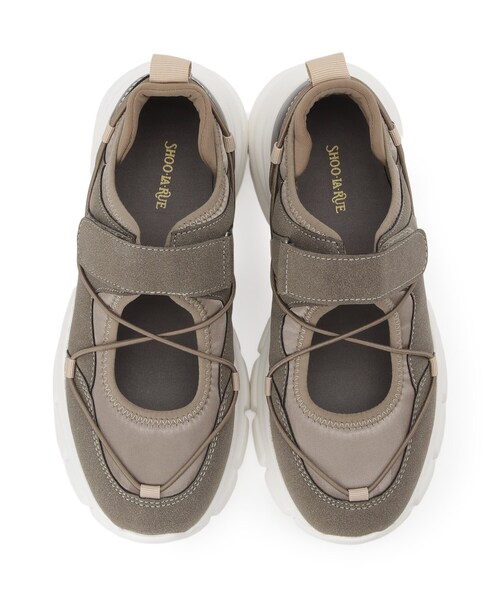 SHOO・LA・RUE（シューラルー）の「メリージェーンスニーカー（スニーカー・レディース・ダークブラウン系3/ブラック/ブラウン系その他・35/45）」の8枚目の写真