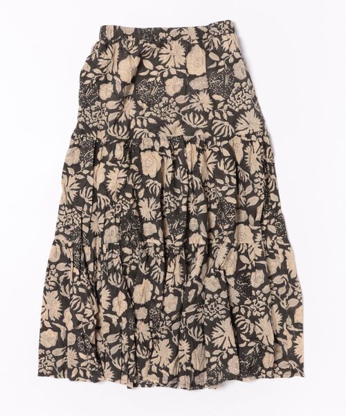 チャイハネ（チャイハネ）の「【チャイハネ】タニーシュブロックプリントスカート（スカート・レディース・ブラック/グレー/ホワイト/グリーン・FREE）」の9枚目の写真