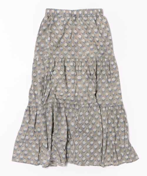 チャイハネ（チャイハネ）の「【チャイハネ】タニーシュブロックプリントスカート（スカート・レディース・ブラック/グレー/ホワイト/グリーン・FREE）」の16枚目の写真