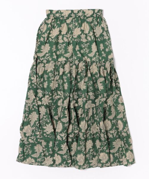 チャイハネ（チャイハネ）の「【チャイハネ】タニーシュブロックプリントスカート（スカート・レディース・ブラック/グレー/ホワイト/グリーン・FREE）」の18枚目の写真