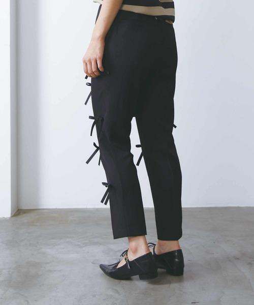 PICCIN(ピッチン)の「オールオーバーリボンパンツ(その他パンツ・レディース・ブラック・S/M/L)」の6枚目の写真