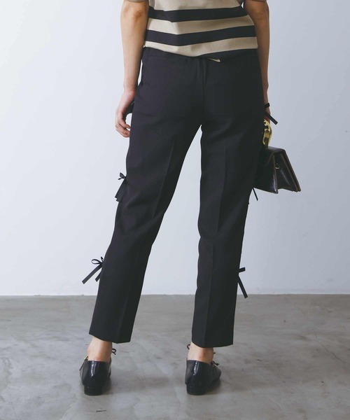 PICCIN(ピッチン)の「オールオーバーリボンパンツ(その他パンツ・レディース・ブラック・S/M/L)」の7枚目の写真