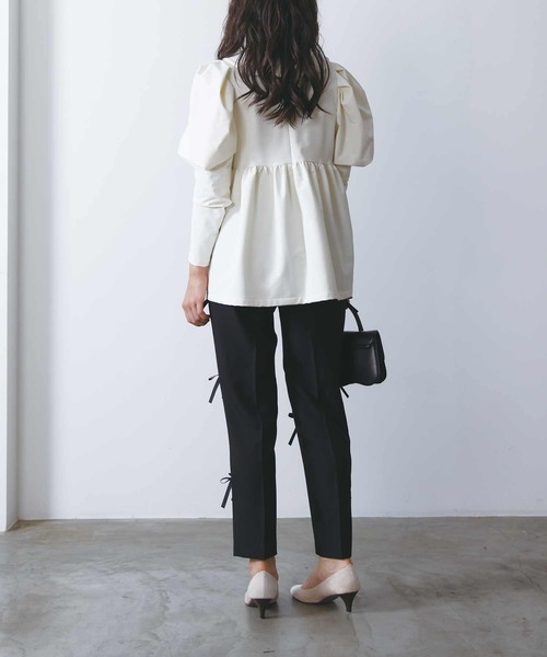 PICCIN(ピッチン)の「オールオーバーリボンパンツ(その他パンツ・レディース・ブラック・S/M/L)」の11枚目の写真