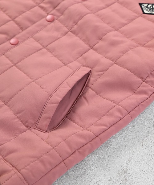 Life Support Products(ライフサポートプロダクツ)の「【マシンウォッシャブル】スクエアキルトノーカラージャケット(ノーカラージャケット・キッズ・アイボリー/オレンジ/ピンク/エメラルド/ブラック/ブルー・100/90/80/95/110/150/140/130/120)」の11枚目の写真