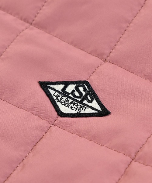 Life Support Products(ライフサポートプロダクツ)の「【マシンウォッシャブル】スクエアキルトノーカラージャケット(ノーカラージャケット・キッズ・アイボリー/オレンジ/ピンク/エメラルド/ブラック/ブルー・100/90/80/95/110/150/140/130/120)」の10枚目の写真