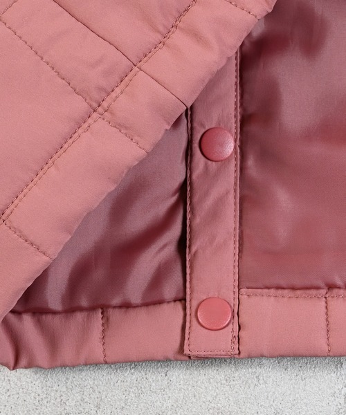 Life Support Products(ライフサポートプロダクツ)の「【マシンウォッシャブル】スクエアキルトノーカラージャケット(ノーカラージャケット・キッズ・アイボリー/オレンジ/ピンク/エメラルド/ブラック/ブルー・100/90/80/95/110/150/140/130/120)」の12枚目の写真