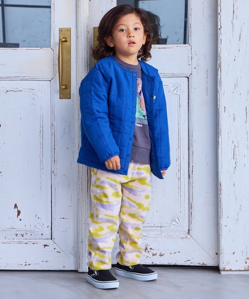 Life Support Products(ライフサポートプロダクツ)の「【マシンウォッシャブル】スクエアキルトノーカラージャケット(ノーカラージャケット・キッズ・アイボリー/オレンジ/ピンク/エメラルド/ブラック/ブルー・100/90/80/95/110/150/140/130/120)」の20枚目の写真