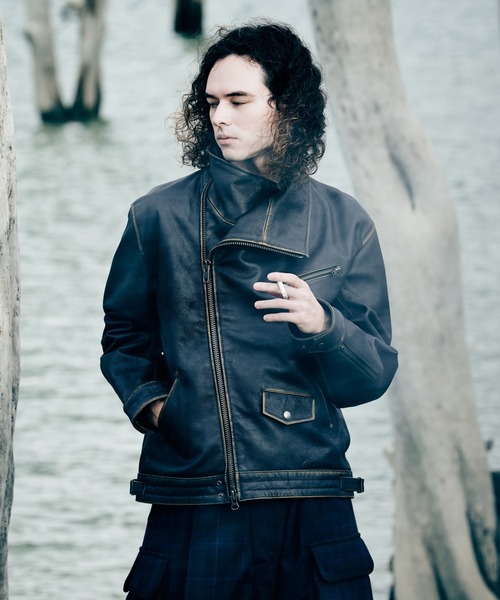 glamb ライダースジャケット レザージャケット glamb 革ジャン ライダース STUNN Riders Jacket / スタン