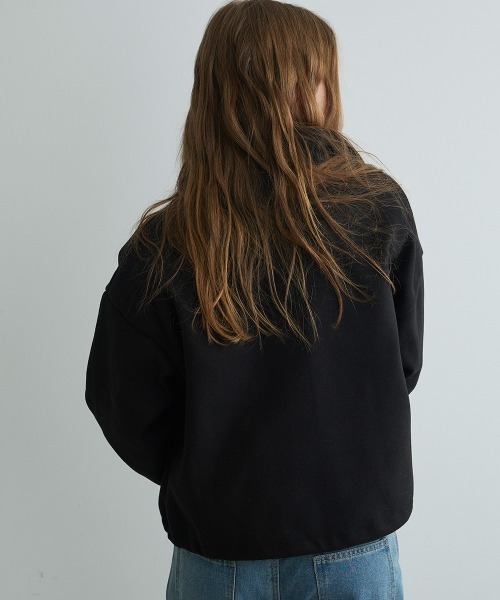 Mirette(ミレット)の「ボリュームスリーブショートブルゾン / Volume Sleeve Short Blouson(ブルゾン・レディース・ベージュ/グレー/ブラック・MEDIUM/SMALL)」の10枚目の写真